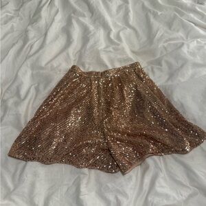 Sparkling Sequin Shorts